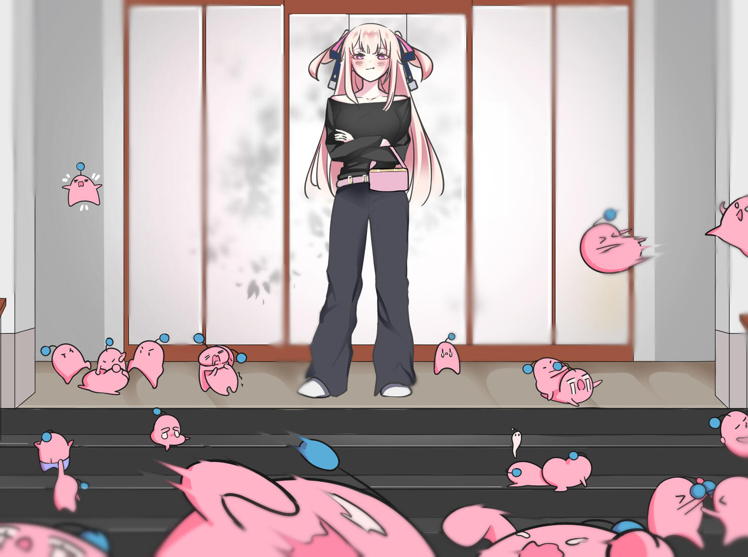 Iku Hoshifuri with Ikumin